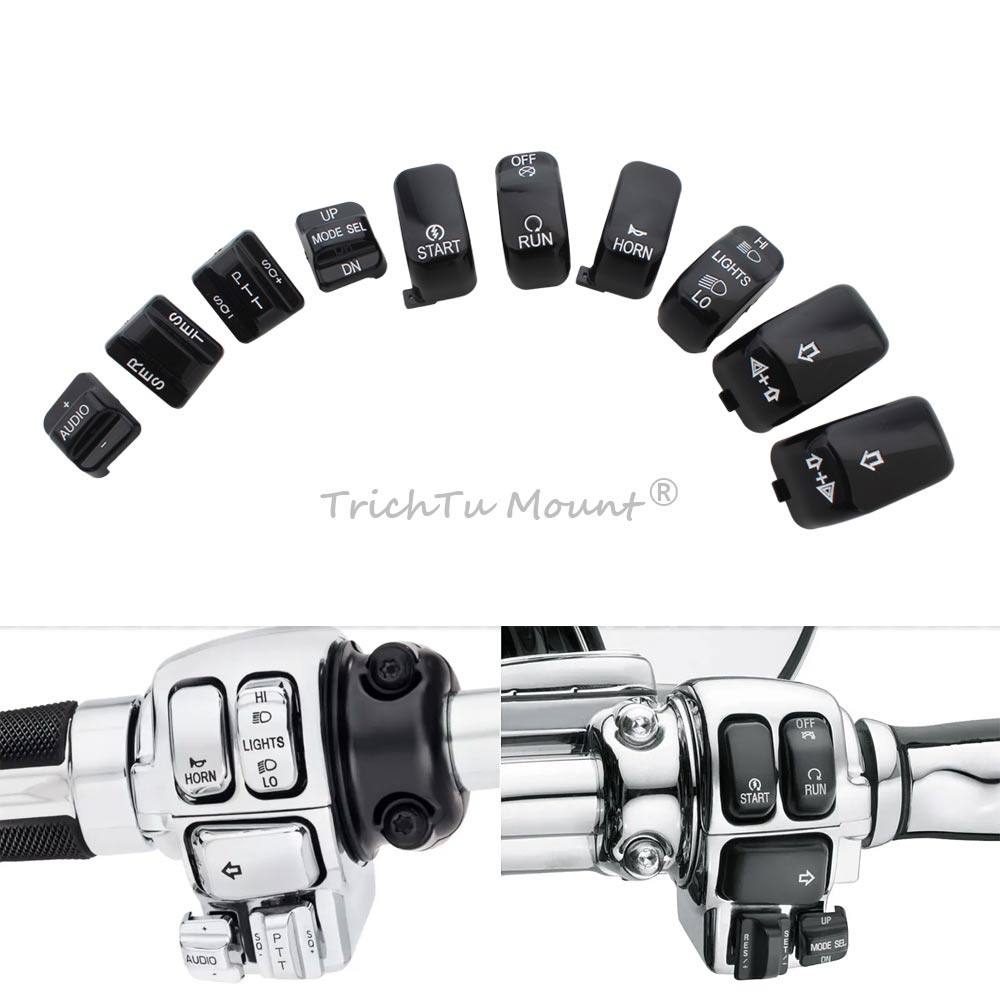 Motorcycle Black Hand Control  - đánh giá và giá Model Kit Harley Davidson