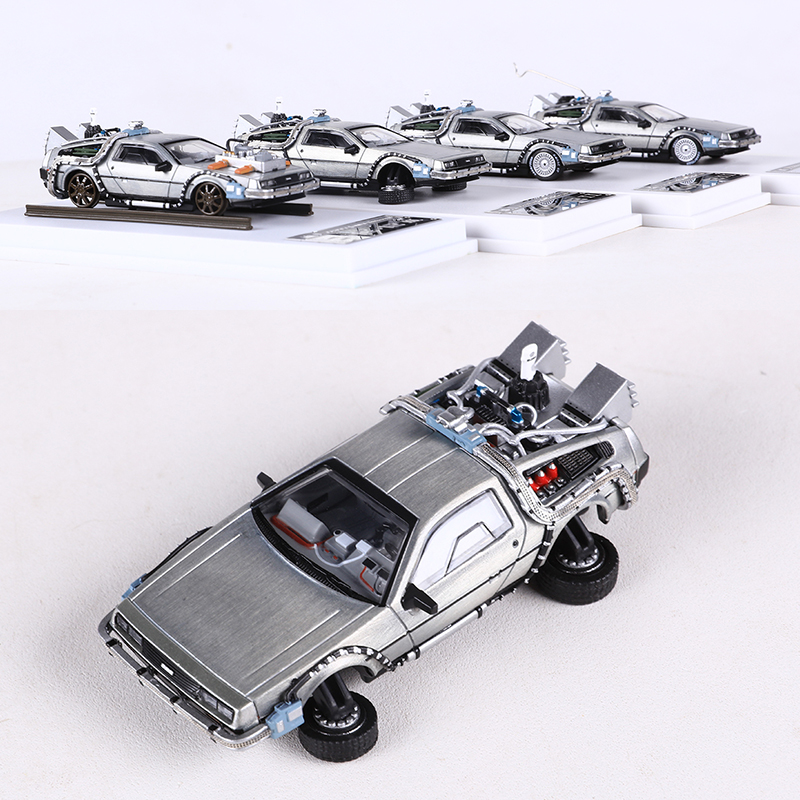 MJ 1:64 DeLorean DMC I II III  - đánh giá và giá Model Kit Ferrari