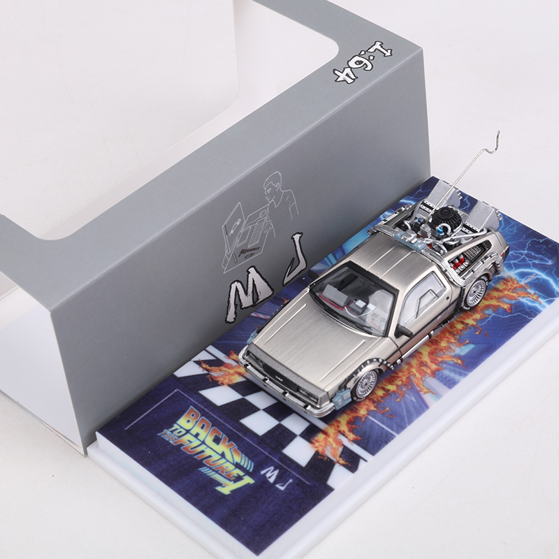 MJ 1:64 DeLorean DMC I II III  - đánh giá và giá Model Kit Ferrari