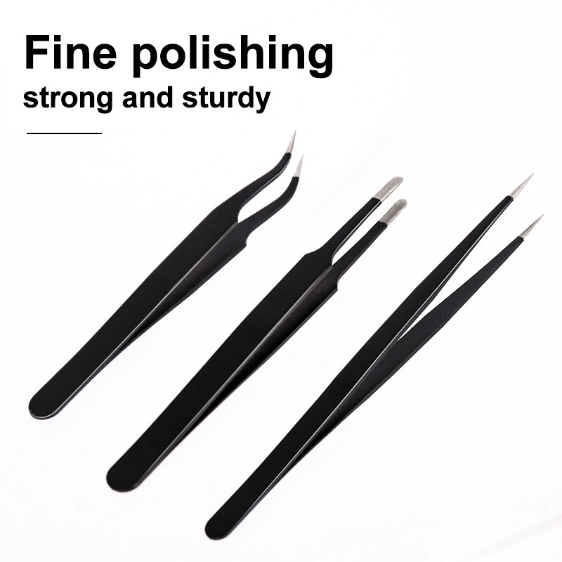 Deli 3PCS Tweezers Set Upgrade - đánh giá và giá Model Kit Tweezers