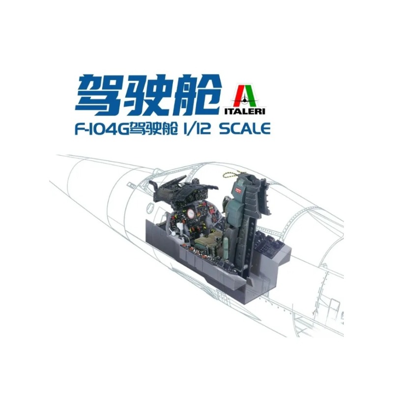 ITALERI IT2991 1/12 F-104G Jet - đánh giá và giá Model Kit Italeri