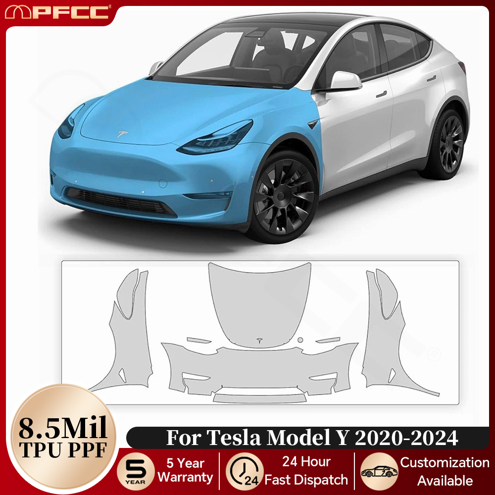 Pre-cut PPF For Tesla Model Y  - đánh giá và giá Model Kit Instructions