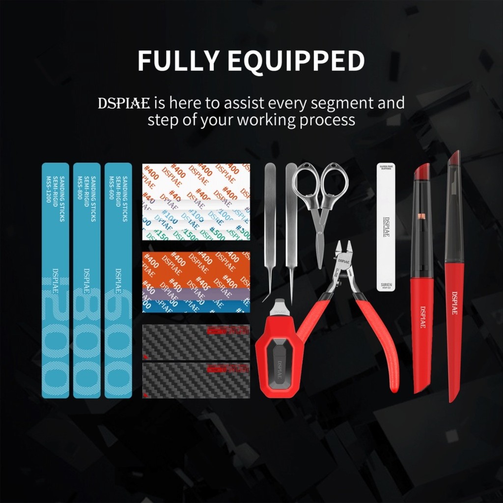 DSPIAE TC-S01 Departure Tool C - đánh giá và giá Model Kit Tweezers